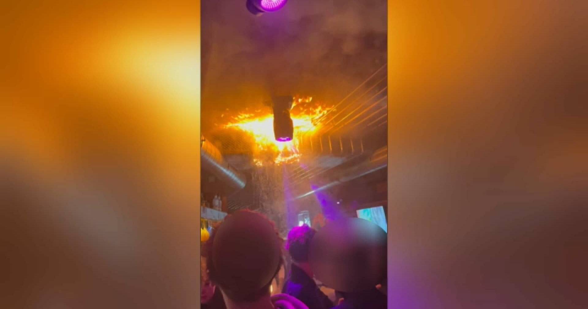 New video reveals the moment the fire broke out that killed 40 people in a bar in Switzerland
