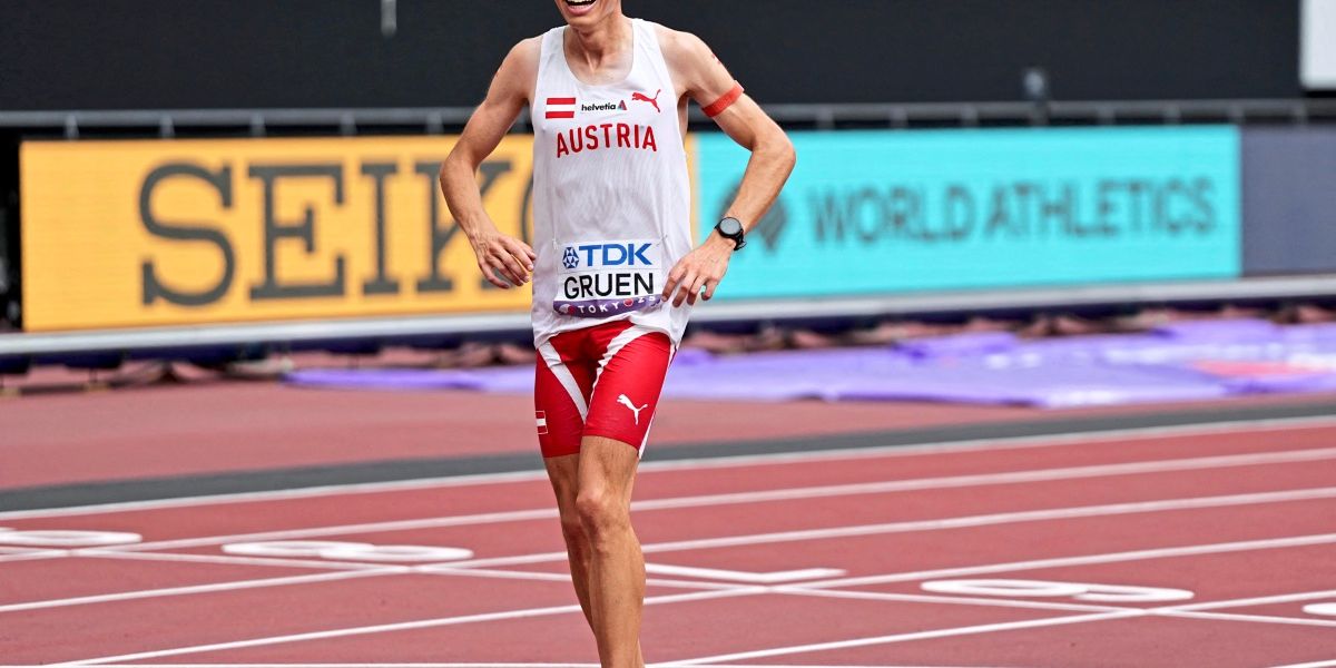 Aaron Gruen now also holds the Austrian half marathon record