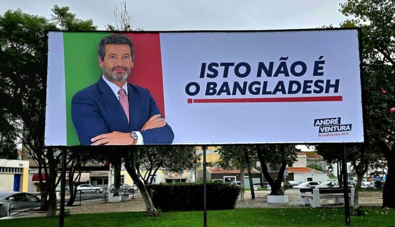 André Ventura's campaign t-shirts are made… in Bangladesh