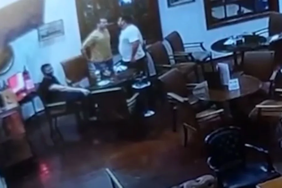 Doctors exchange punches moments before shooting that left two dead; LOOK