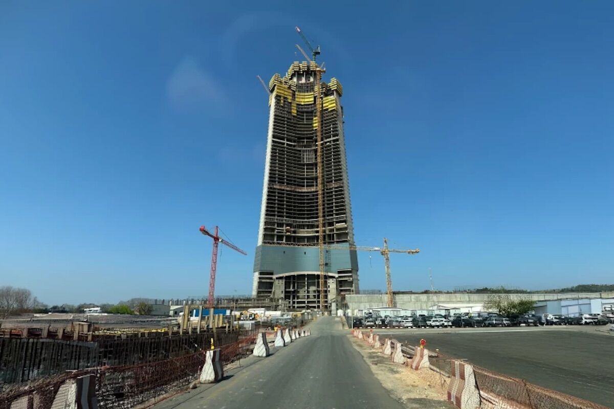 The new tallest building in the world is very close to making history