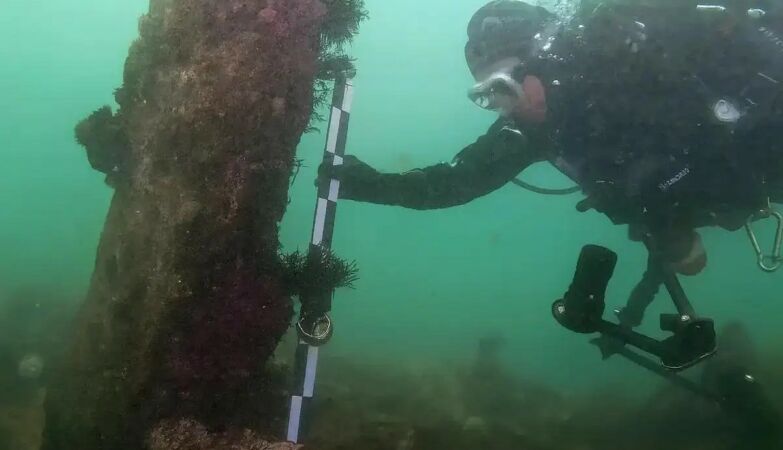 Mysterious 7,000-year-old submerged stone wall discovered on the Atlantic coast of France