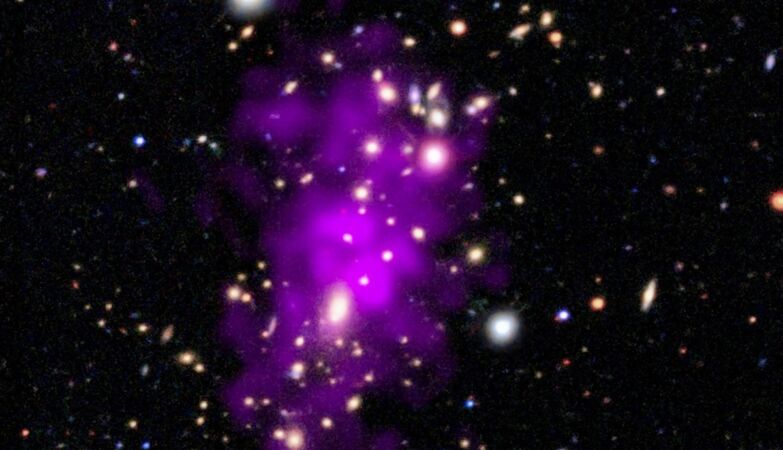 Chandra celebrated New Year with the Champagne Swarm