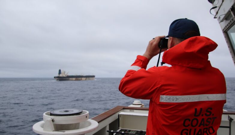 Russian-flagged ship bound for Caracas seized by the US. Russia had sent escort