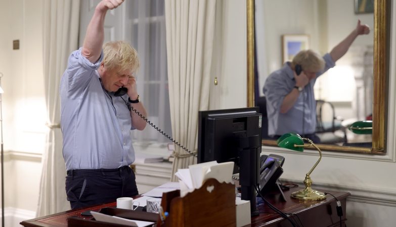 China pirated cell phones from the British PM's office for years