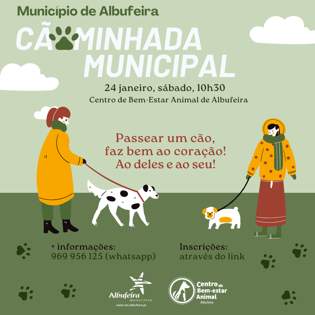 “Cãominhada Municipal” combines exercise and solidarity in Albufeira