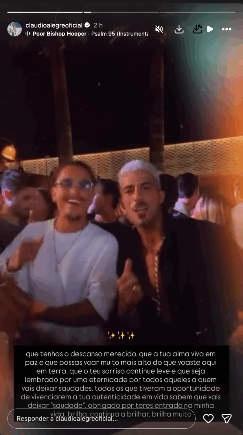 Cláudio Alegre says goodbye to Maycon Douglas: “May you have the rest you deserve…”