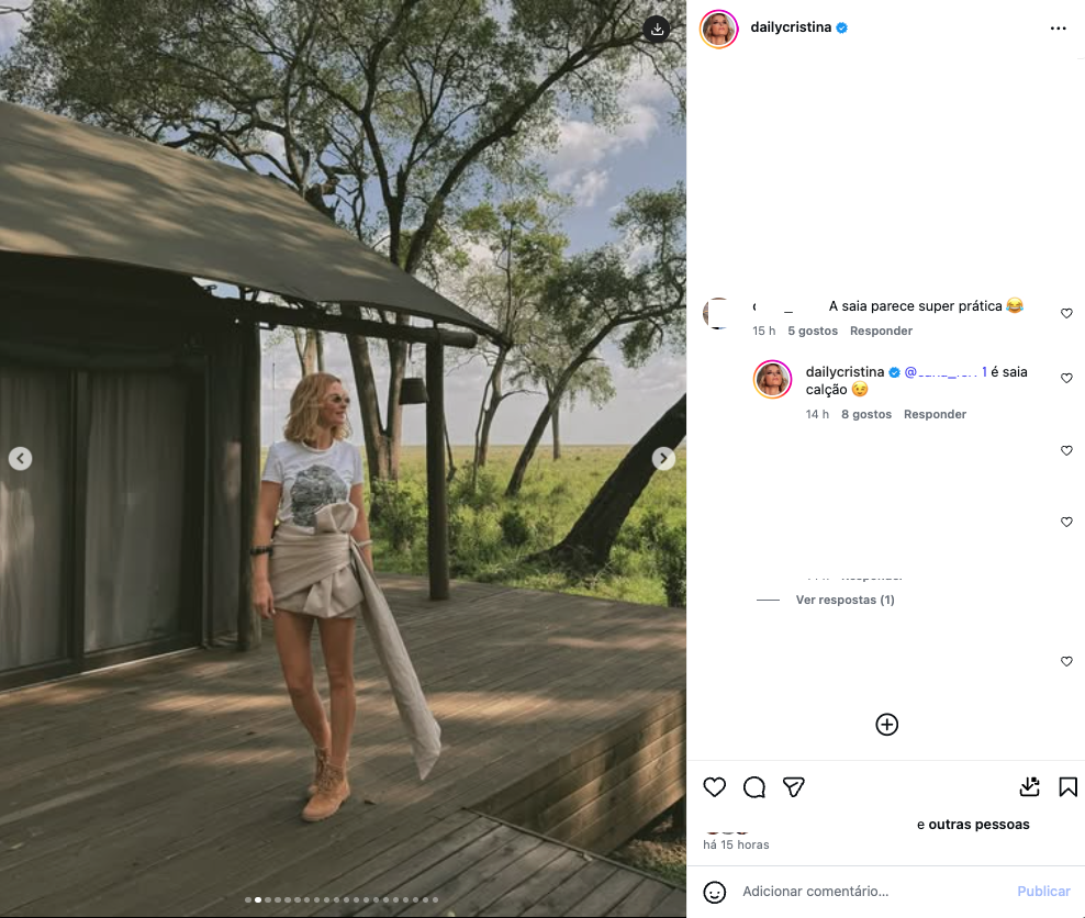 Cristina Ferreira receives 'notice' about her holiday look and reacts: “It looks super practical…”