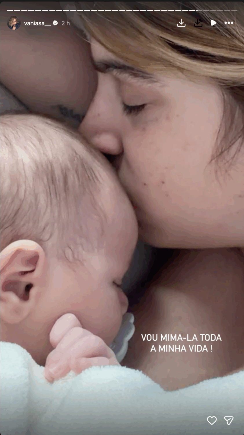 “It’s getting used to badly.” Vânia Sá receives criticism about “treating” her daughter and responds to the lyrics