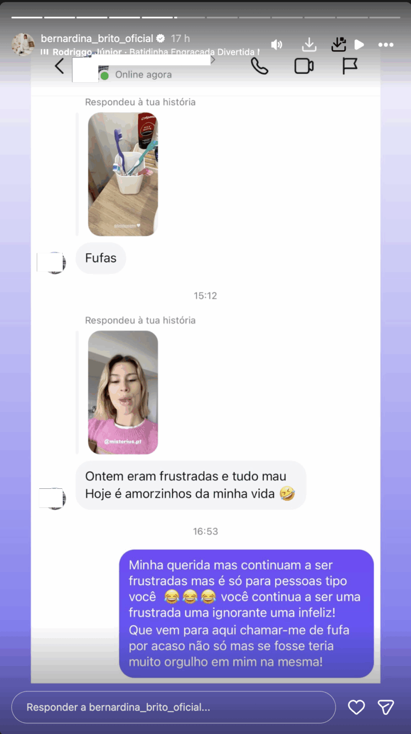 Bernardina Brito criticizes and responds: “Come here and call me a dyke…”