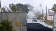 Video captures moment when tornado hits city and causes impressive destruction