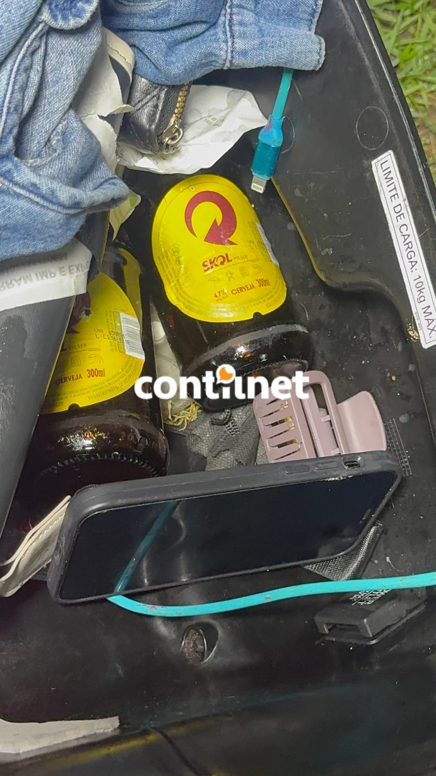 Drunk motorcyclist loses control, crashes into roundabout and is taken to Rio Branco PS in serious condition