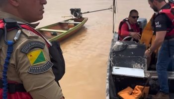 Firefighters from the 6th BEPCIF intensify monitoring of the flood of the Iaco River and reinforce actions to support the population