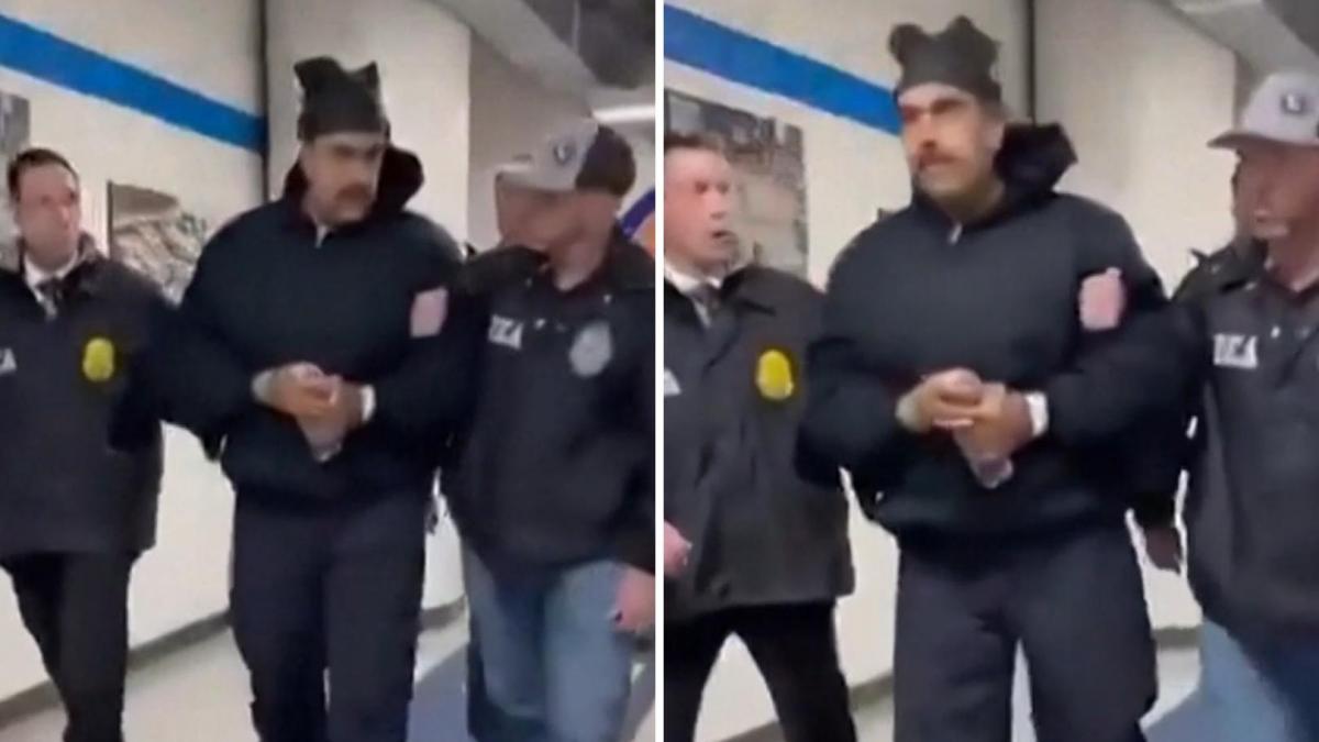 Wishing "good night" and "Happy New Year": this is what Maduro's first hours in the United States have been like