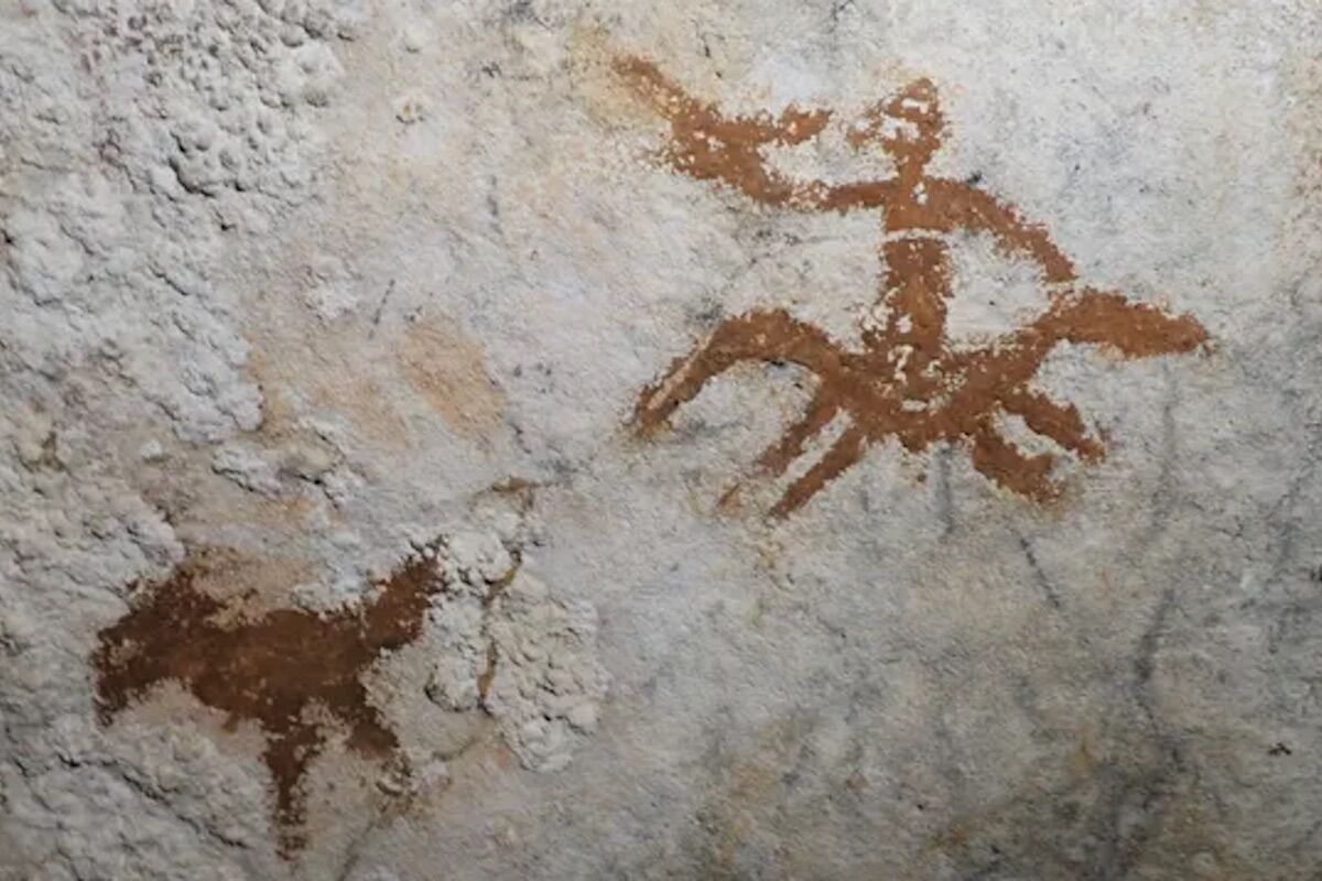 The oldest rock art in human history discovered in Indonesia