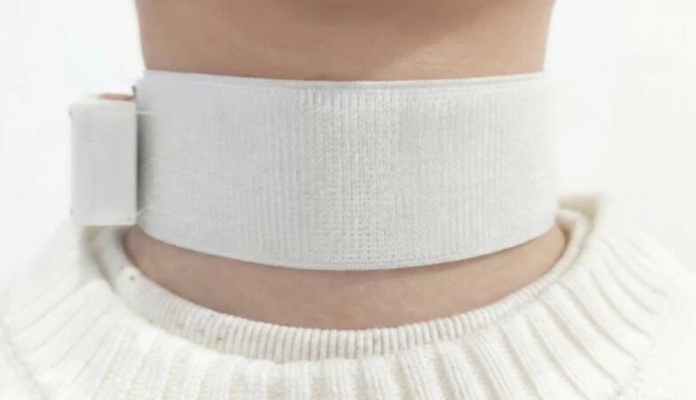 AI collar gives voice to people left speechless after a stroke