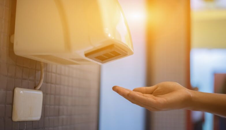 Hand dryers make more dirt than they clean. Even worse: they are a viral hurricane
