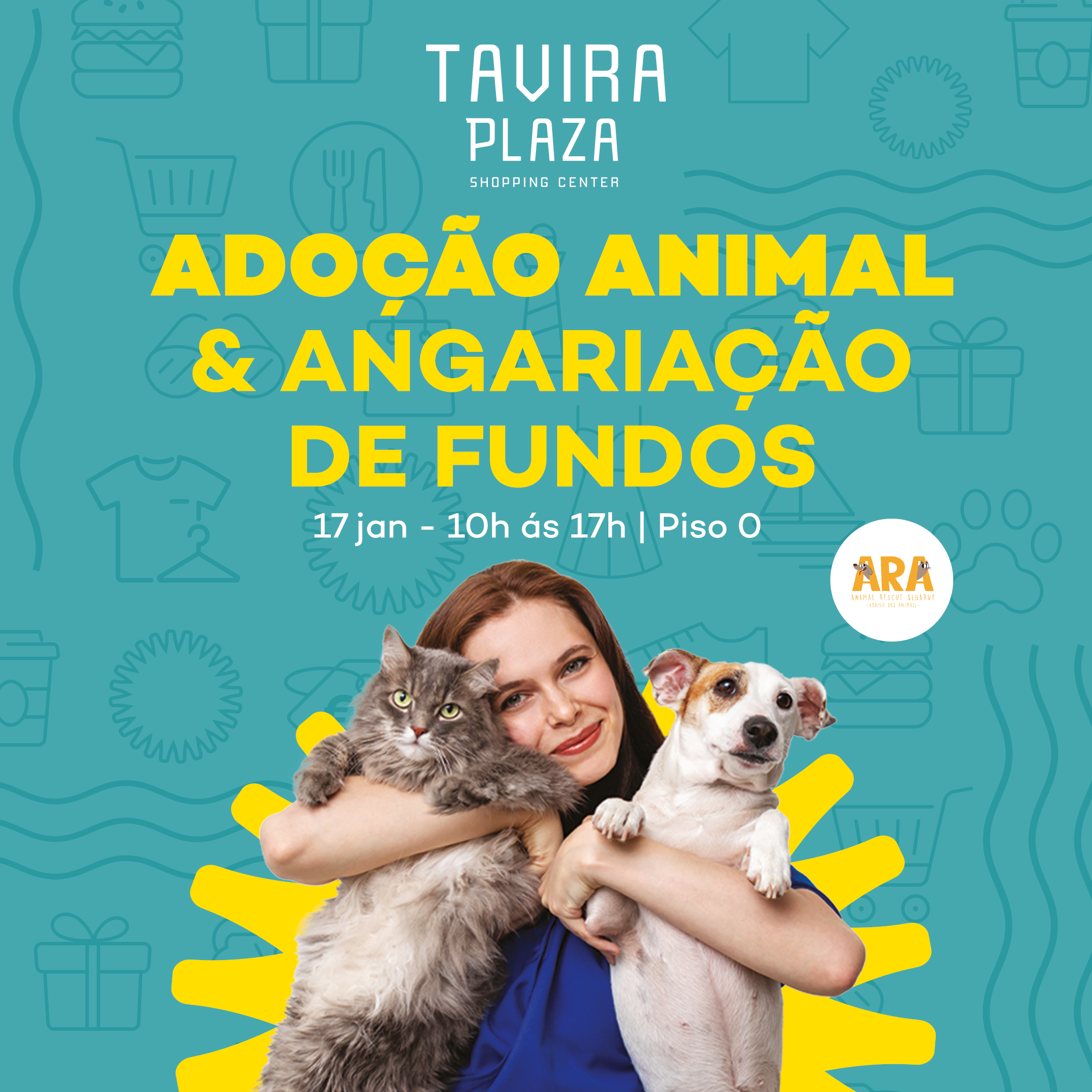 ARA Association promotes animal adoption at Tavira Plaza