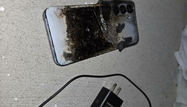 Another Samsung Galaxy S25 Plus explodes when charging overnight. Smartphone owner went to hospital