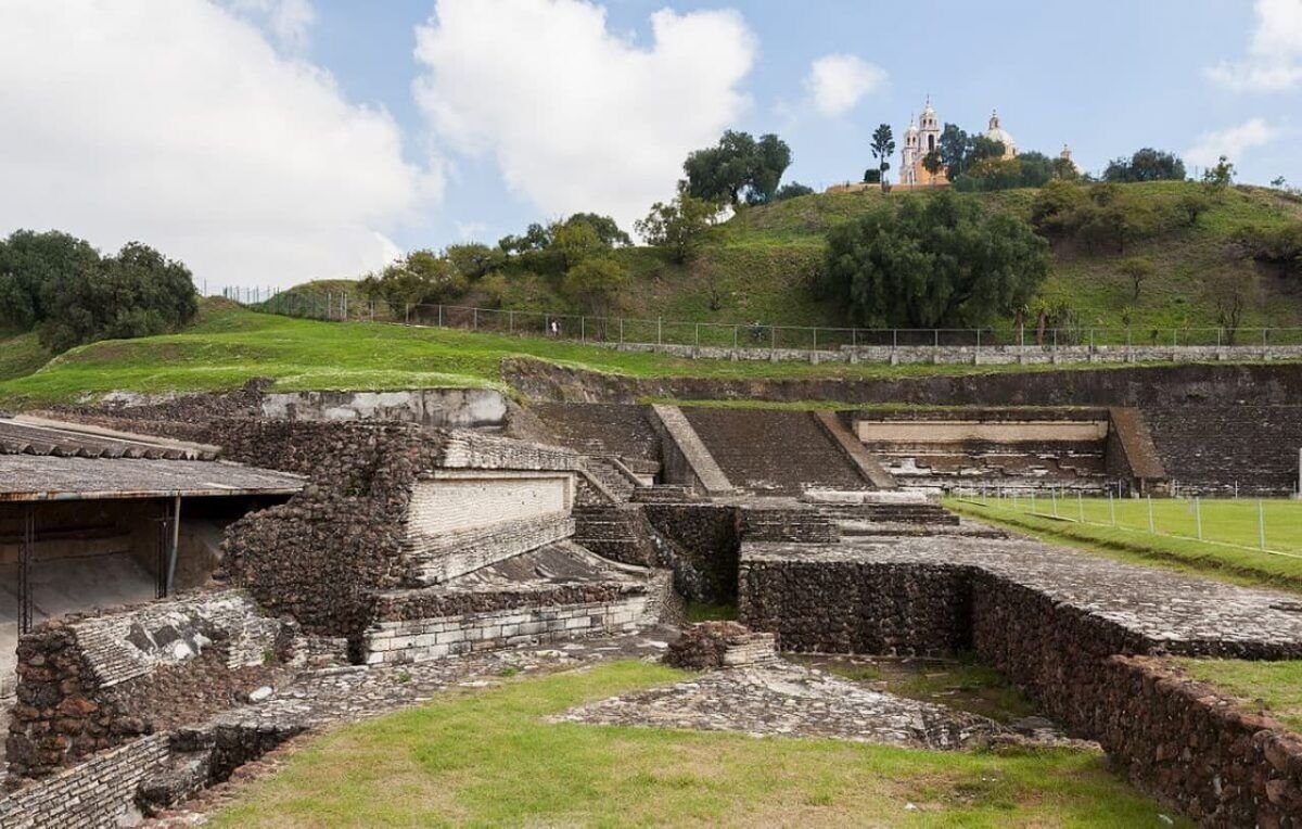 The largest pyramid in the world is the Great Pyramid of Cholula (and it's hidden on a hill)