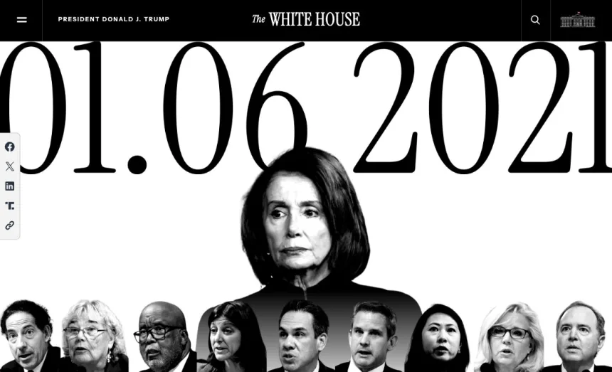 White House rewrites the history of January 6th and blames the police for the attack on the Capitol