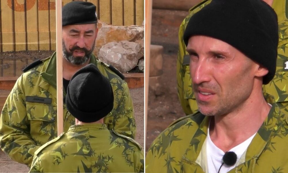 Filipe Delgado appears with half an unshaven beard and makes a 'request' to the instructor: “Don't look at me…”