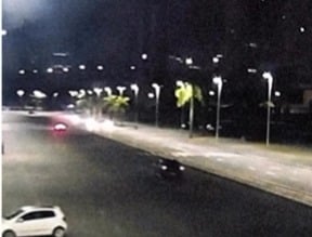 Cameras reveal a new angle of the moment a young man is hit by MC Tuto's car