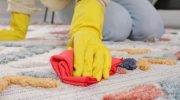 House cleaning Dissolve 1 capsule in hot water and wipe the dirty carpet. It will be fluffy and without a single stain. Carpet cleaning at home