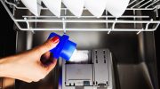 Spotless cleanliness. Cut, scatter and throw into the dishwasher. The bad smell will disappear and the mold will flow into the pipes. How to clean a dishwasher