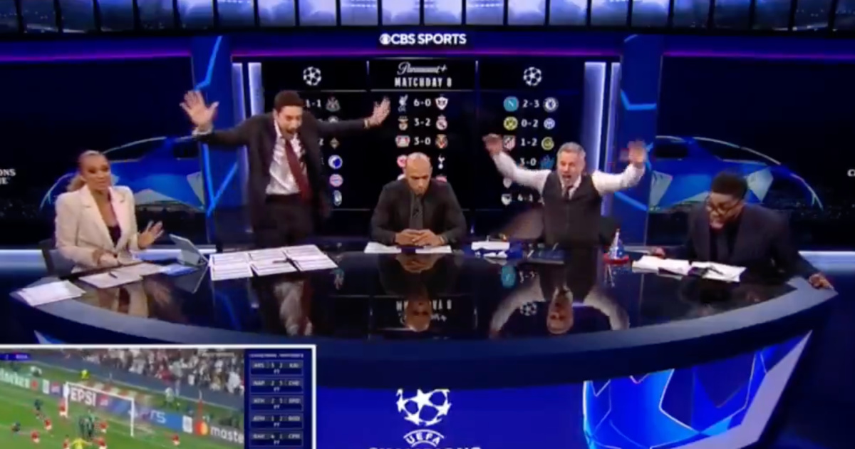 Trubin's goal drove the CBS studio crazy... except Thierry Henry