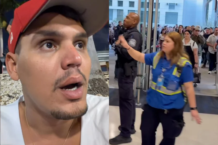 Influencer reports terror at airport after suspected bomb attack