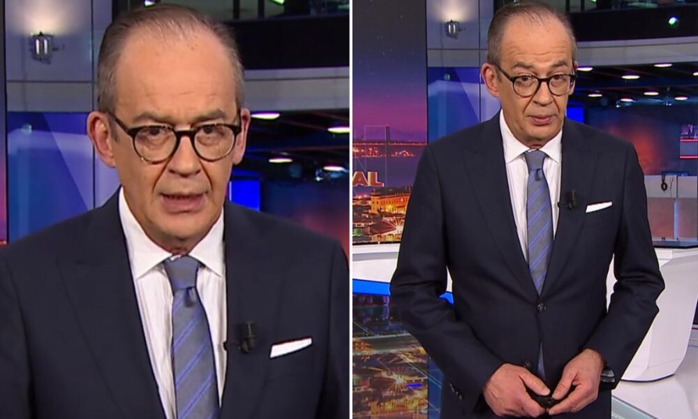 “My apologies.” José Alberto Carvalho makes “correction” of news live on Jornal Nacional