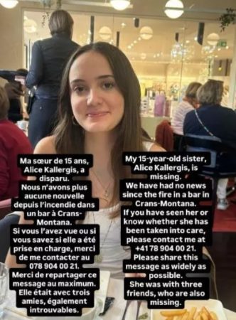 Crans Montana: Hours of agony for Aliki Kallergi - The causes of the tragedy