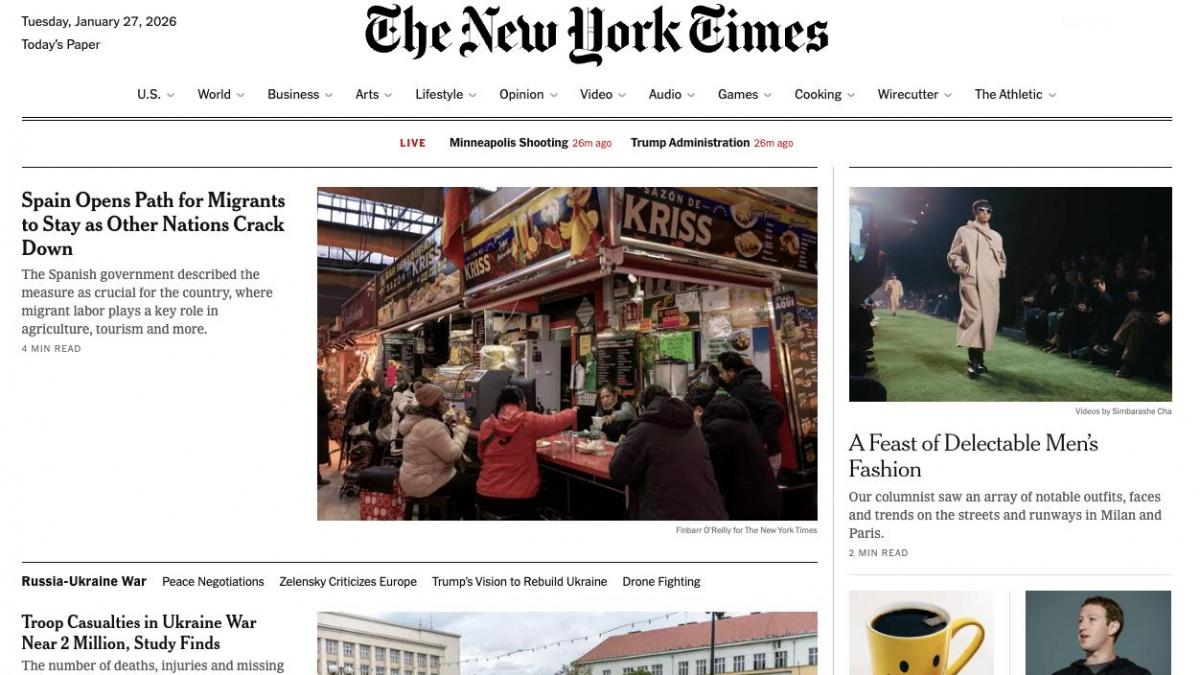 'The New York Times' focuses on the Government of Spain to talk about immigration... and send a message to Trump's America