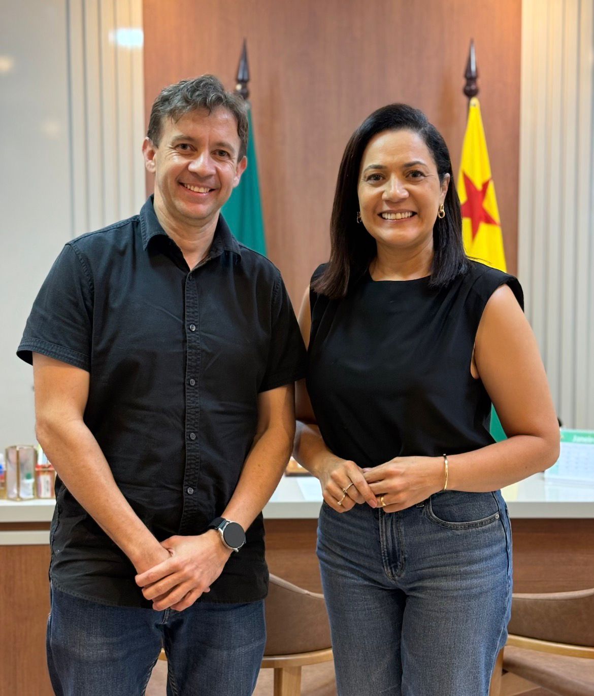Velloso meets with Mailza to seek support for his pre-candidacy for the Senate