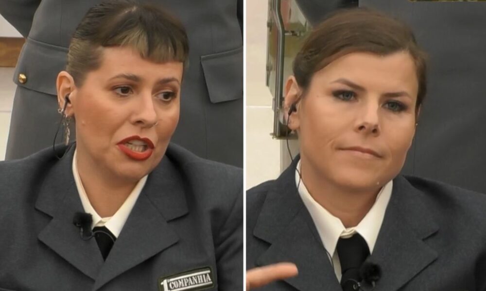 1st Company. Andrea Soares calls Noélia Pereira “chiba” and receives a response: “In the end, only one wins…”