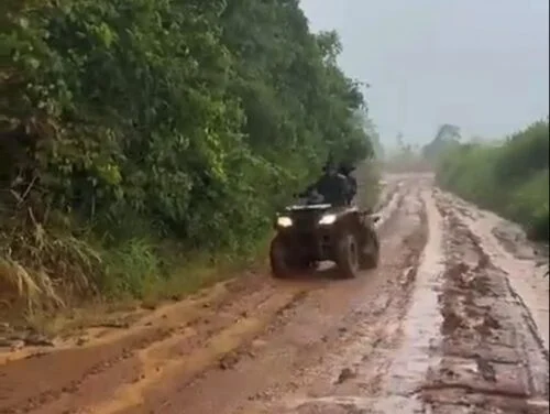 Rural Patrol faces rain and difficult-to-access branch lines to ensure safety for residents in the interior of Acre