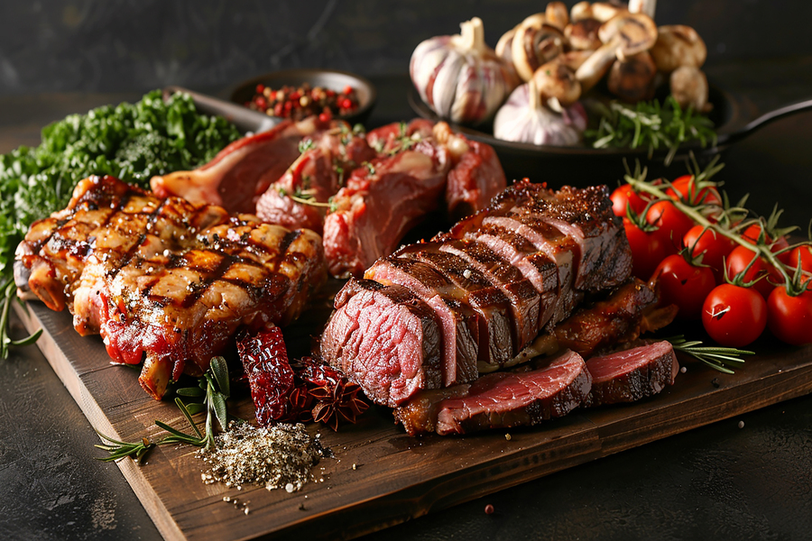 Tábua de carnes. Crédito: Freepik