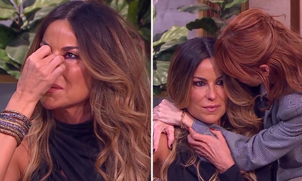 Sara Avelar bursts into tears when talking about her mother: “She doesn’t talk, she doesn’t walk…”