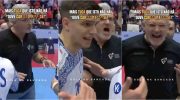 National handball coach starred in a truly wonderful moment