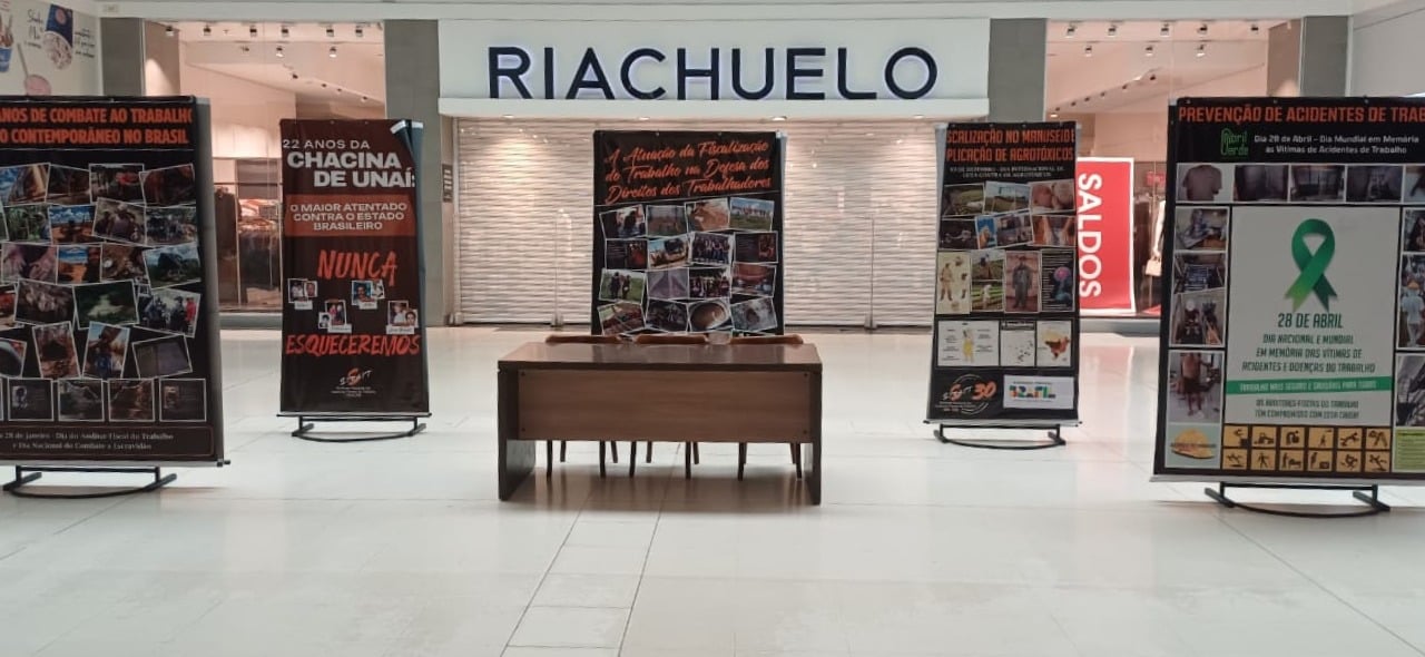 Exhibition at Via Verde Shopping recalls the fight against slave labor