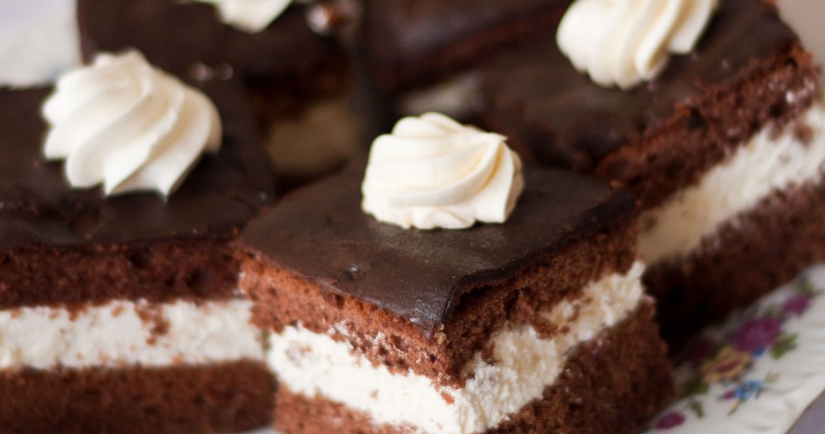 In the Polish People's Republic it was a luxury cake. Today you can make them at home