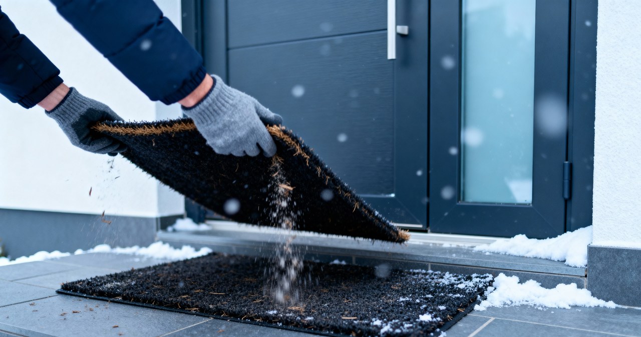 According to superstition, spreading salt under the doormat helps to ward off bad luck. /Pixel
