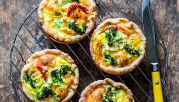 Savory tartlets for a party. You can serve it cold or warm