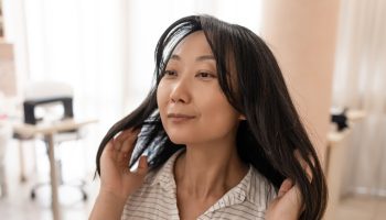 Asian women wash their hair with it. They go gray much later than Europeans