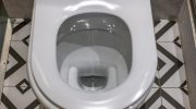 The best home way to clean the toilet. The stone comes off in flakes