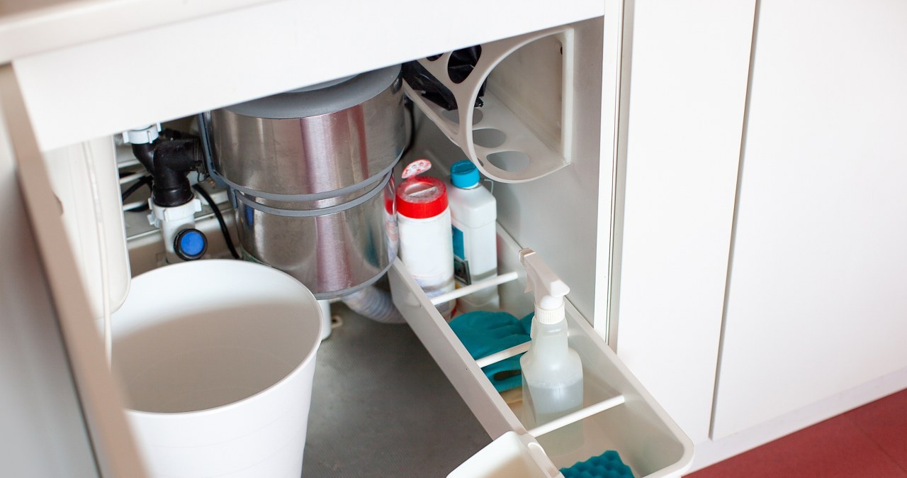My mother-in-law keeps it in the cupboard under the sink. This is how she said goodbye to a troublesome problem