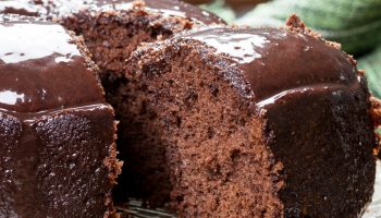 Fluffy chocolate cake with egg whites. It melts in your mouth, wonderfully delicate