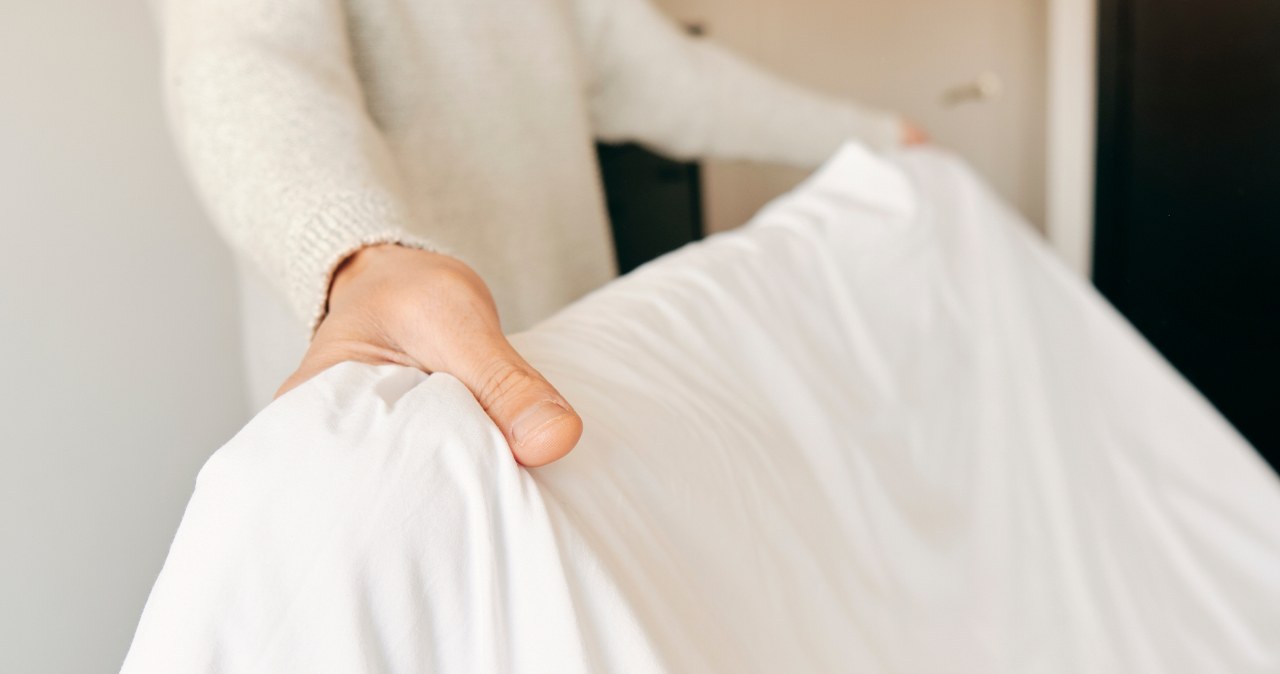 Put it under the sheet. You will ensure your health and good sleep