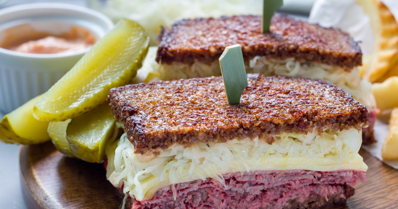 Crispy, hot roll with stringy cheese. Ruben stuffs the juicy meat to the brim